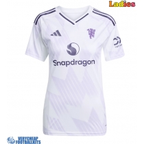 Manchester United Manuel Ugarte #25 Replica Away Shirt Ladies 2025-26 Short Sleeve